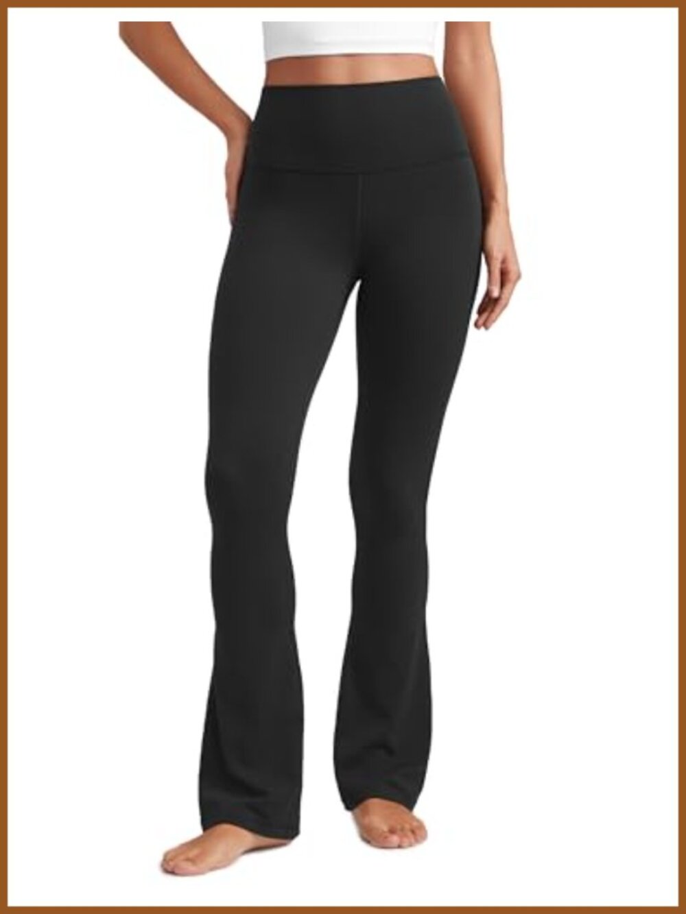 CRZ YOGA Mini Flared Leggings High Rise Butterluxe Stretchy Yoga Pants